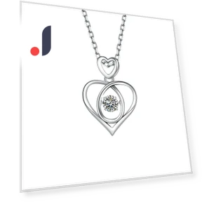 Smart Love Necklace — Smart Jewelry, Lucky Star Jewelry