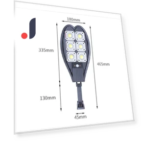 Solar LED Light with Motion Sensor — Outdoor Security & Flood Lighting, Smart Mouse