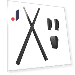 Virtual Drum Set with Somatosensory Air Drumsticks — Drum Machines, Toys Arts