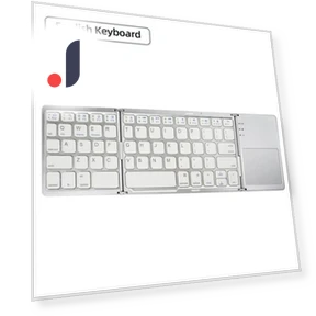 Wireless Foldable Bluetooth Keyboard with Touchpad — Keyboards, Rizy
