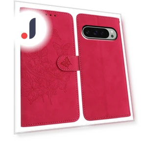 Butterfly Flower Imprinted PU Leather Wallet Stand Phone Cover — Phone Accessories, Smartwatch 2025