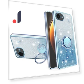Case Ring Kickstand TPU Flowers Phone Cover — Phone Accessories, KADEM