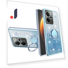 Case Ring Kickstand TPU Flowers Phone Cover — Phone Accessories, KADEM