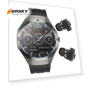 Dual-ear Bluetooth Earphone Smart Watch — Smartwatches