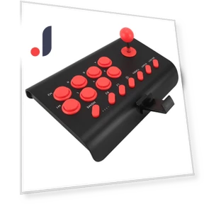Ergonomic Wireless Bluetooth Fighting Controller — Gaming Controllers, DIYelecs