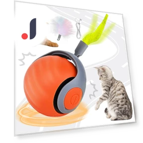 Interactive Cat Ball — Cat Playthings, QIIAII D
