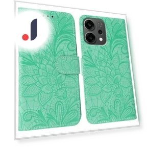 Lace Flowers PU Leather Flip Wallet Phone Cover — Sleeves, Smartwatch 2025