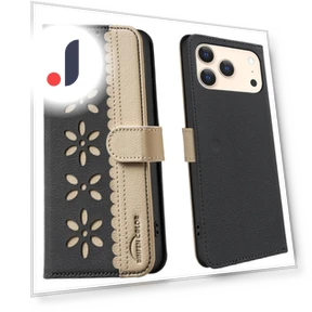 Leather Case for iPhone 17 Pro with Floral Pattern — Flip Cases, Smartwatch 2025