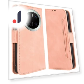 Leather Case Phone Wallet Cover with Multiple Card Slots — Basic Cases, Smartwatch 2025