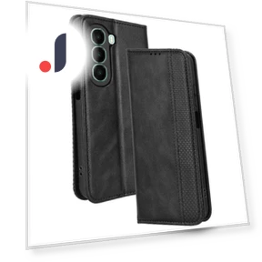 Leather Case Wallet Stand Retro Texture Phone Cover — Basic Cases, Smartwatch 2025