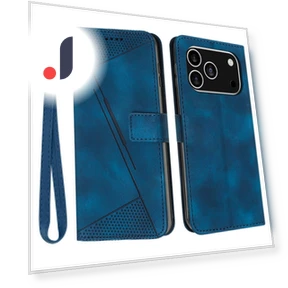 Leather Case with Embossed Triangle — Phone Accessories, Smartwatch 2025