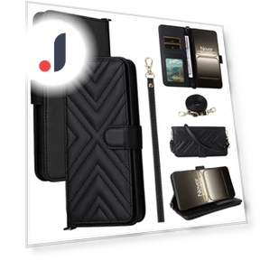 Leather Phone Case with Shoulder/Wrist Strap — Phone Accessories, Smartwatch 2025