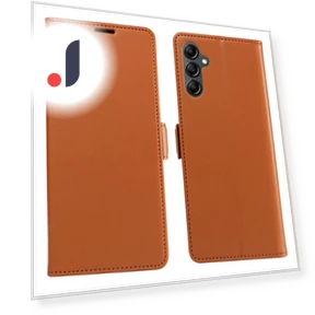 Leather Phone Wallet Cover with Side Magnetic Clasp — Flip Cases, Smartwatch 2025