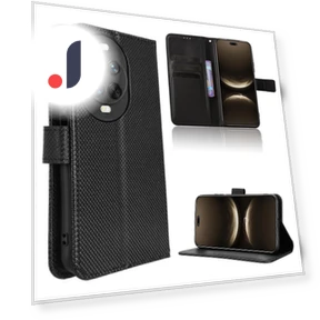 Leather Wallet Case with Strap Diamond Texture Phone Cover — Basic Cases, Smartwatch 2025