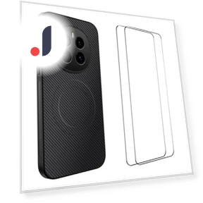Magnetic Case with Carbon Fiber Texture — Basic Cases, WANLONFENG