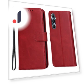 Magnetic Clasp PU Leather Wallet Phone Stand Cover — Flip Cases, Smartwatch 2025