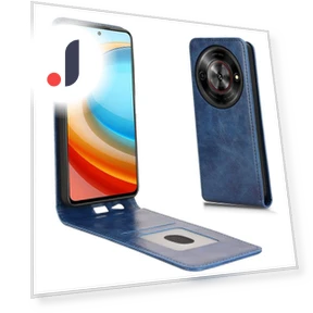 Magnetic Vertical Flip Leather Phone Case with Card Slot — Flip Cases, Smartwatch 2025