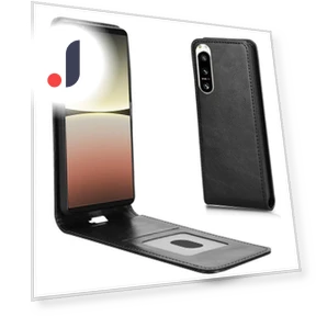 Magnetic Vertical Flip Leather Phone Case with Card Holder — Flip Cases, Smartwatch 2025