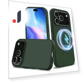 MagSafe-Compatible Shockproof Liquid Silicone Case — Phone Accessories, Smartwatch 2025