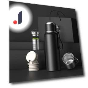 Portable Vacuum Thermos with Tea-Water Separation — Beverage Warmers, DHDH