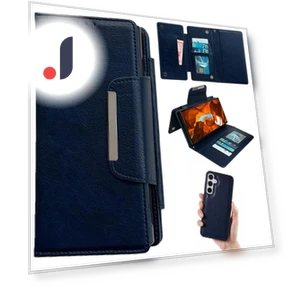 Removable PU Leather Cover 2 in 1 Magnetic Wallet Phone Case — Phone Accessories, Smartwatch 2025