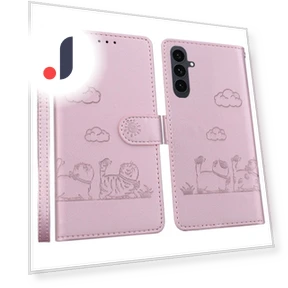RFID Blocking Kitten Pattern Phone Cover with Wrist Strap — Phone Accessories, Smartwatch 2025