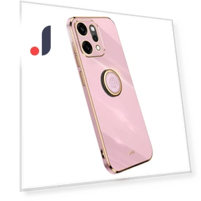 Ring Kickstand Electroplating TPU Phone Cover — Gadget Essentials, XINLI
