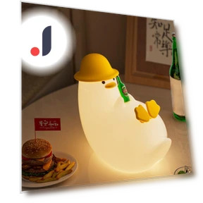 Silicone Night Light Duck with Adjustable Brightness — Night Lights, Warmya