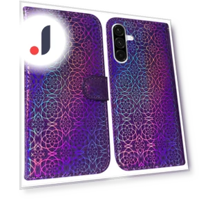 Stand Case Dazzling Flower Leather Phone Cover — Phone Accessories, Smartwatch 2025