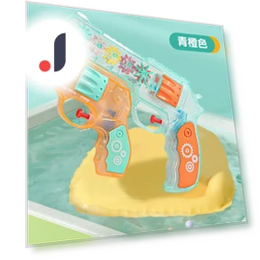 Transparent Gear Revolver Pressing Daughter-Mother Water Can Be Separated Double Summer Children S Beach Water Toy — Beach Balls, Modern world22