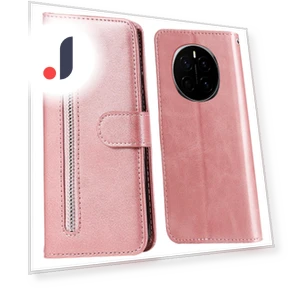 Zipper Wallet Calf Texture PU Leather Phone Cover — Flip Cases, Smartwatch 2025
