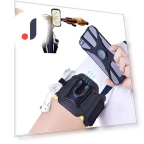 2 in 1 Cell Phone Armband for Running Detachable with Bike Phone Mount Silicone — Armbands, Songpenglin