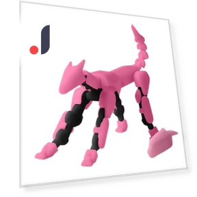 3D Printed Dog Figure — Collectible Statues, Toy