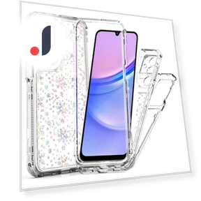Acrylic TPU Clear Phone Cover with Laser-printed Film Snowflakes — Screen Protectors, Smartwatch 2025