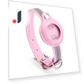 Adjustable Pet Location Tracker Collar with Reflective Strip — Trackers, Fujeenn