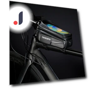 Bicycle Frame Bag with Touch Screen — Handlebar Bags, A-rustling