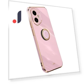 Case Ring Kickstand Electroplating TPU Phone Cover — Phone Accessories, XINLI