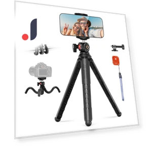 Flexible Wiggly Mini Smartphone Tabletop Tripod — Camera Supports, MIYAKO