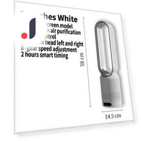 Floor Fan with Negative Ions for Air Purification — Stand Fans, The Romantics