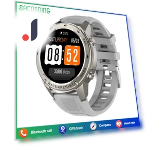 GPS Smart Watch with AMOLED Display — Location Tracking Devices, SACOSDING