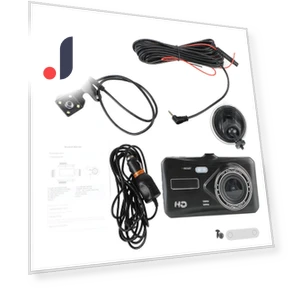HD 1080P Dual Lens Dash Cam with Touch Screen — Dashboard Cameras, Home Furnishing Department Mall
