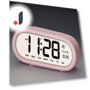 High-definition LCD alarm clock — Alarms & Clocks, Fashionable bags