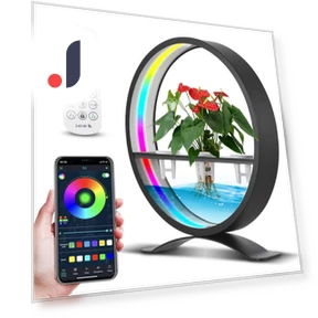 Indoor Water Element with Light Controller — Tabletop, Tooarts