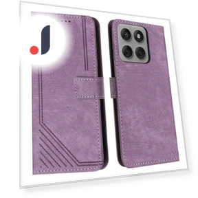 Leather Stand Case with Embossed Lines — Flip Cases, Smartwatch 2025