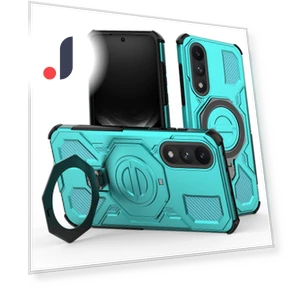 Magnetic Case with Rotating Metal Stand — Phone Accessories, Smartwatch 2025