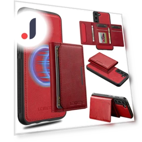 Magnetic Phone Case with Detachable Card Holder — Phone Accessories, Smartwatch 2025