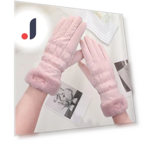 Mitten Gloves with Full Fingers and Bear Design — Gloves & Mittens, Liingyimn