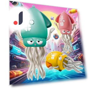 Moving and Dancing Octopus Squid Toy — Interactive Animal Companions, hayatospeed