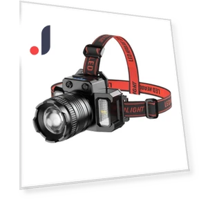 Powerful Touch LED Headlamp with Built-in Battery — Flashlights, Lanzhong Outdoor LED