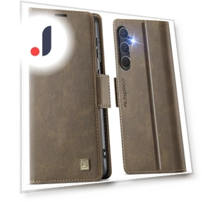 RFID Blocking Retro Leather Cell Phone Wallet Cover — Smartwatch Protectors, Smartwatch 2025